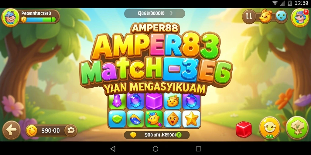 Tampilan screenshot gameplay AMPER88 yang menantang dan seru.