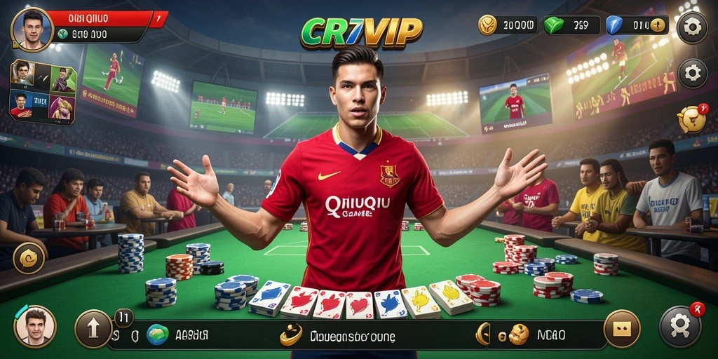 Tampilan gameplay seru di CR7VIP yang menegangkan.