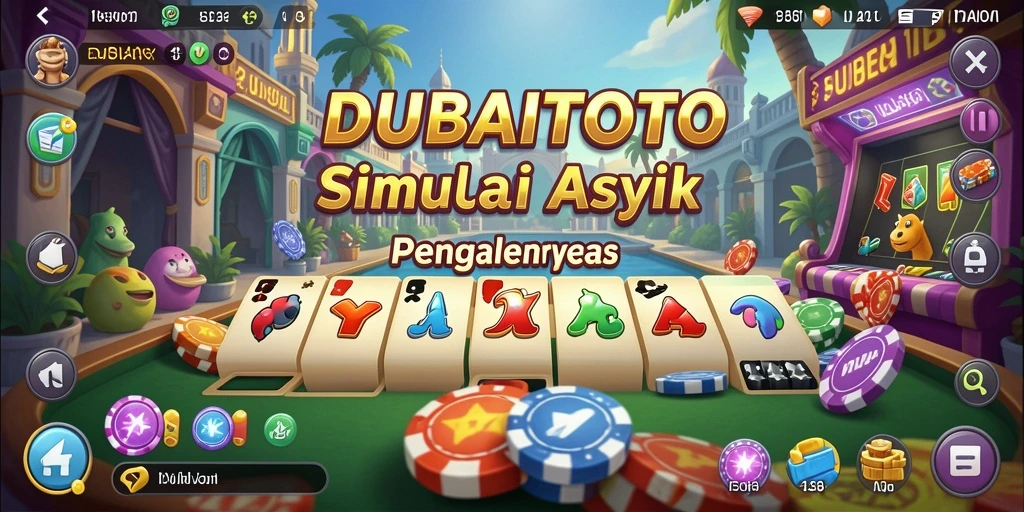 Tampilan gameplay DUBAITOTO yang menarik dan penuh warna.