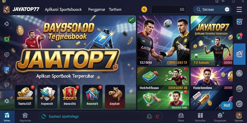 Tampilan menarik dari gameplay Sportsbook JAYATOP77.