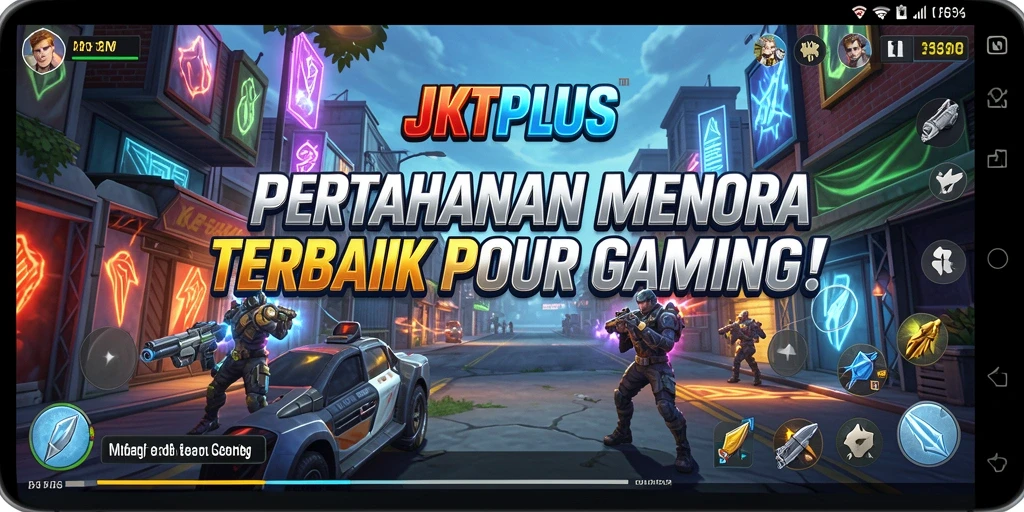 Screenshot JKTPLUS menampilkan grafis menawan saat pertempuran Tower Defense.