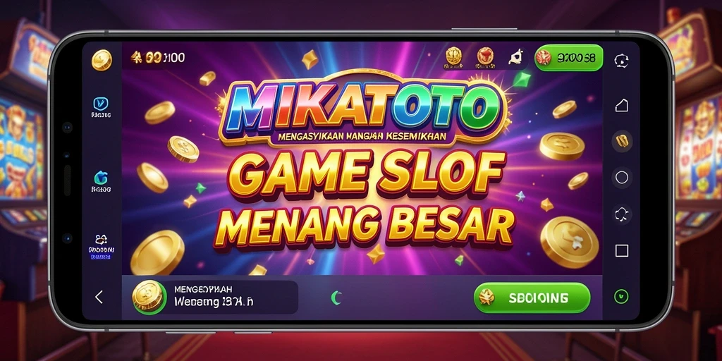 Tampilan gameplay MIKATOTO yang mendebarkan dan penuh warna.
