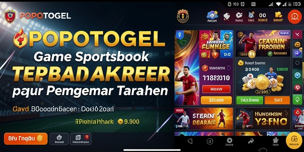 Tampilan gameplay Sportsbook yang menarik dan interaktif dari POPOTOGEL.