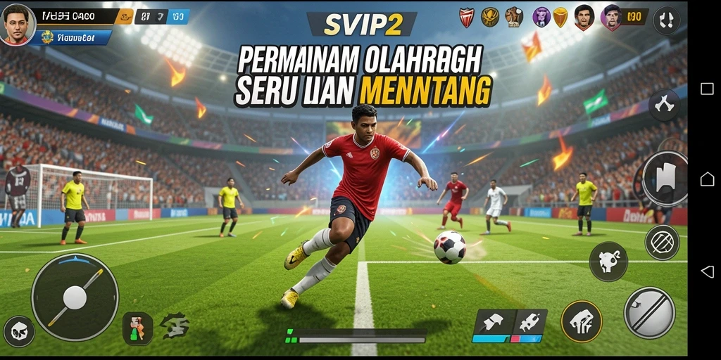 Tampilan gameplay menarik dari SVIP2 yang memberikan pengalaman olahraga yang nyata.